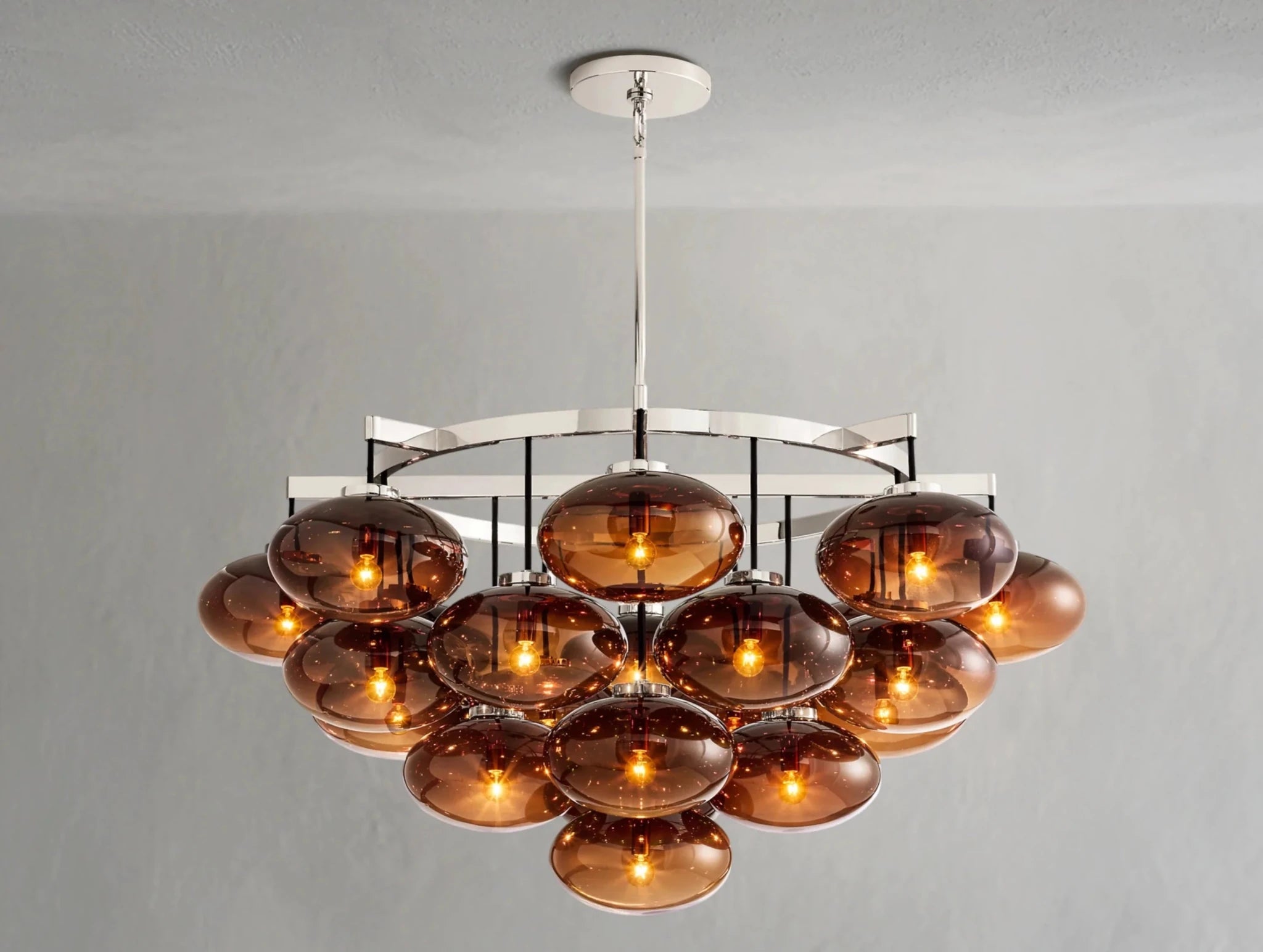 Cebret Glass Round Chandelier - fovolighting