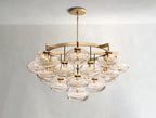 Cebret Glass Round Chandelier - fovolighting