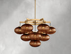 Cebret Glass Round Chandelier - fovolighting