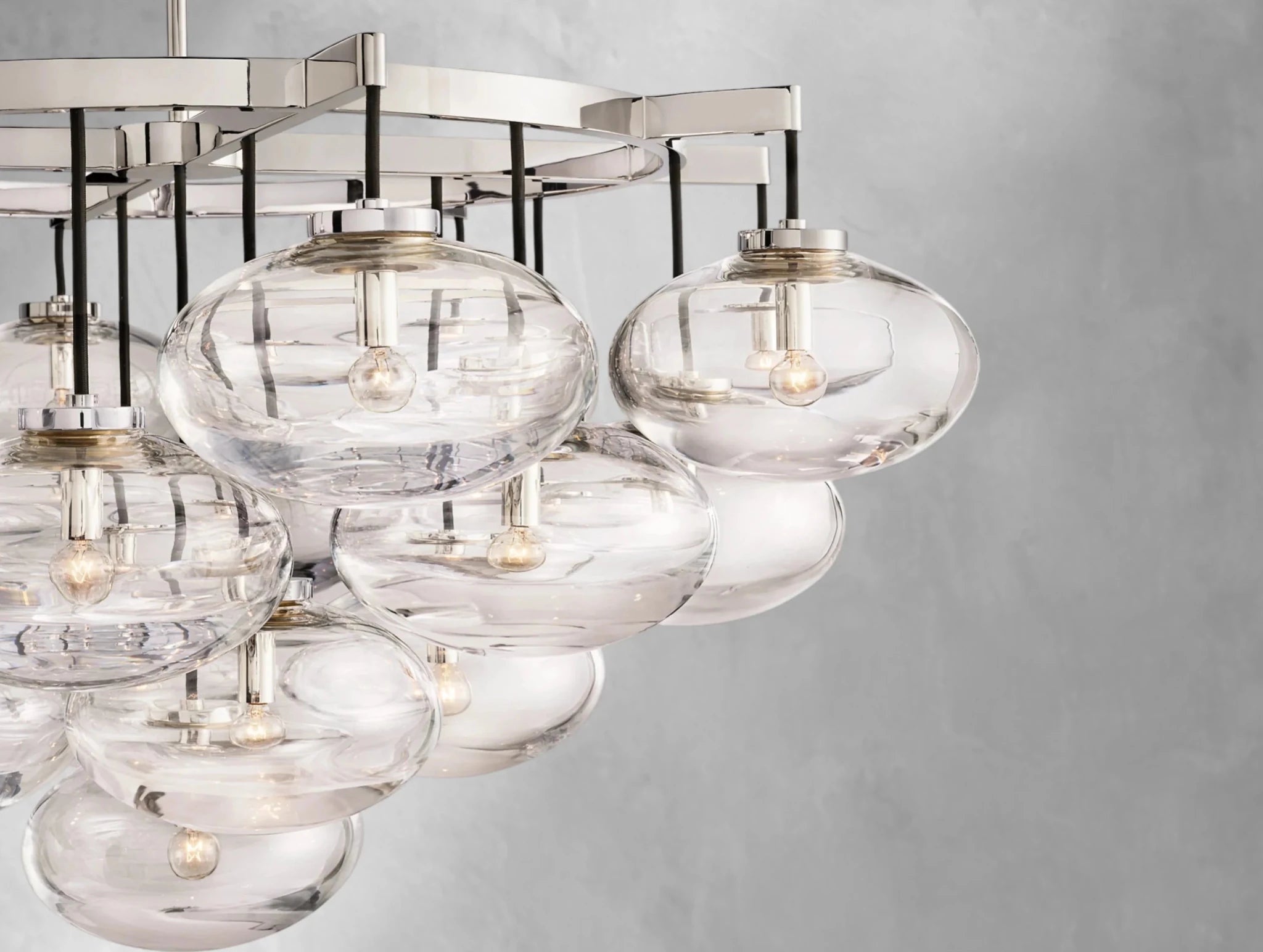 Cebret Glass Round Chandelier - fovolighting