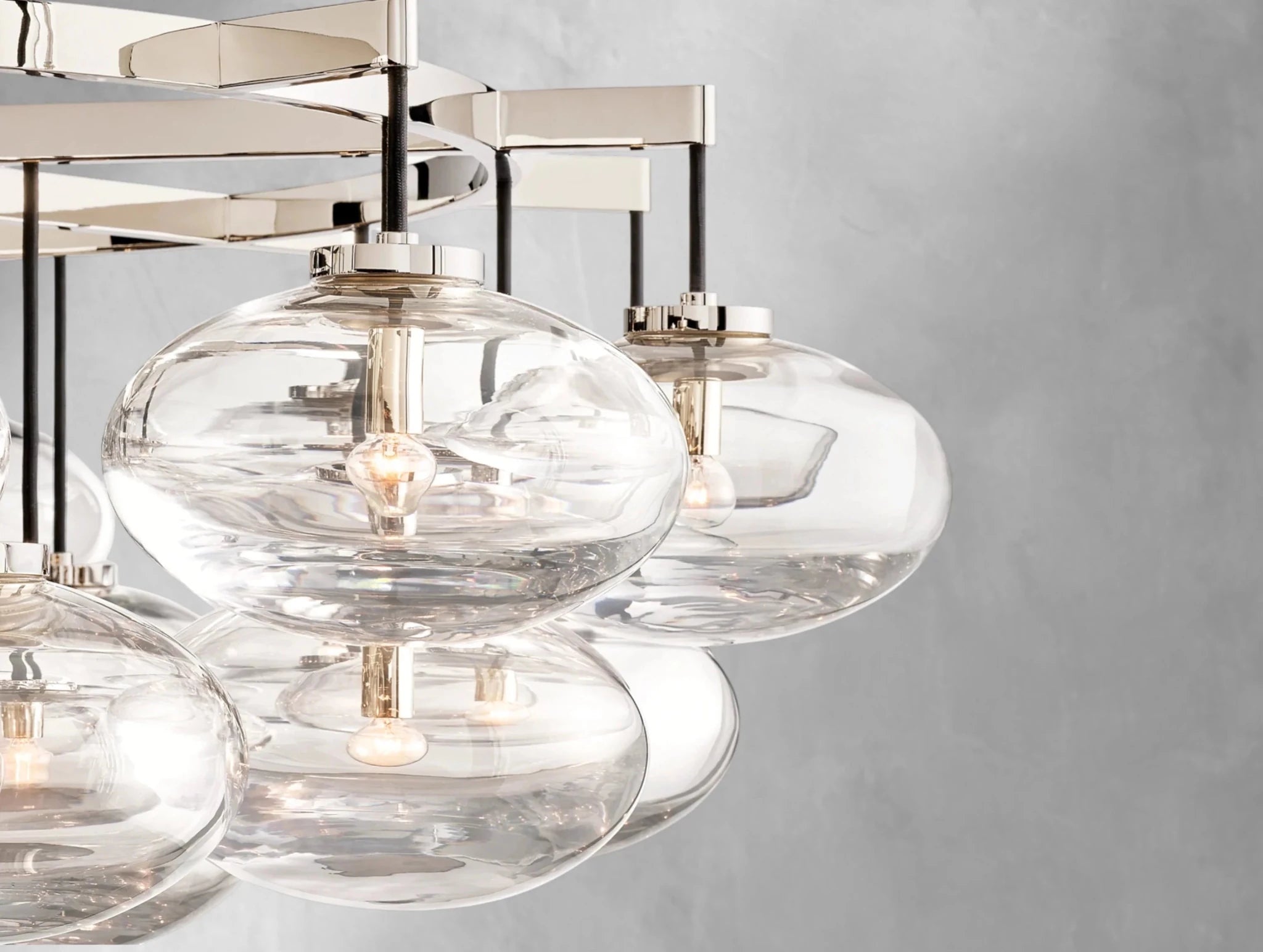 Cebret Glass Round Chandelier - fovolighting