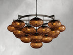 Cebret Glass Round Chandelier - fovolighting