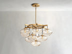 Cebret Glass Round Chandelier - fovolighting