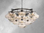 Cebret Glass Round Chandelier - fovolighting