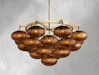 Cebret Glass Round Chandelier - fovolighting