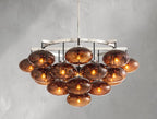 Cebret Glass Round Chandelier - fovolighting