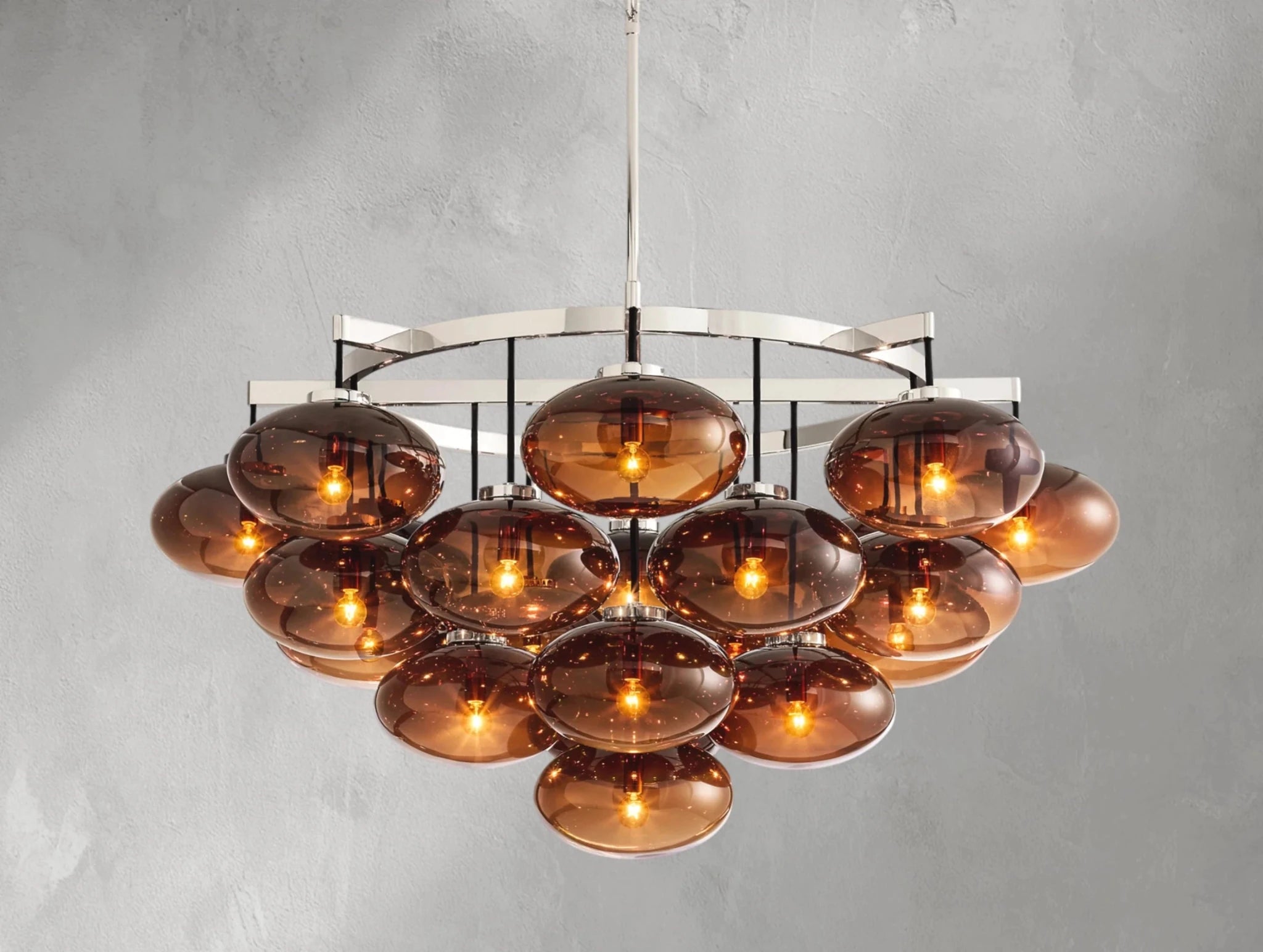 Cebret Glass Round Chandelier - fovolighting
