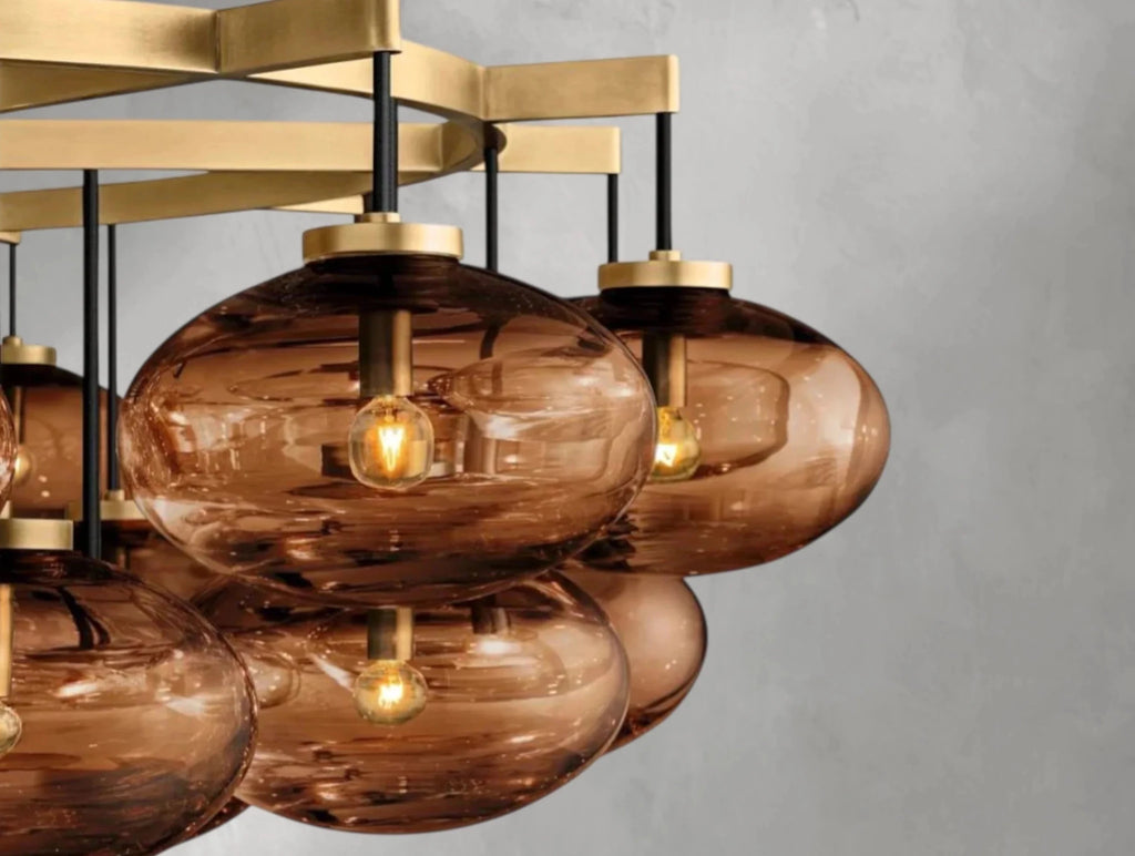 Cebret Glass Round Chandelier - fovolighting