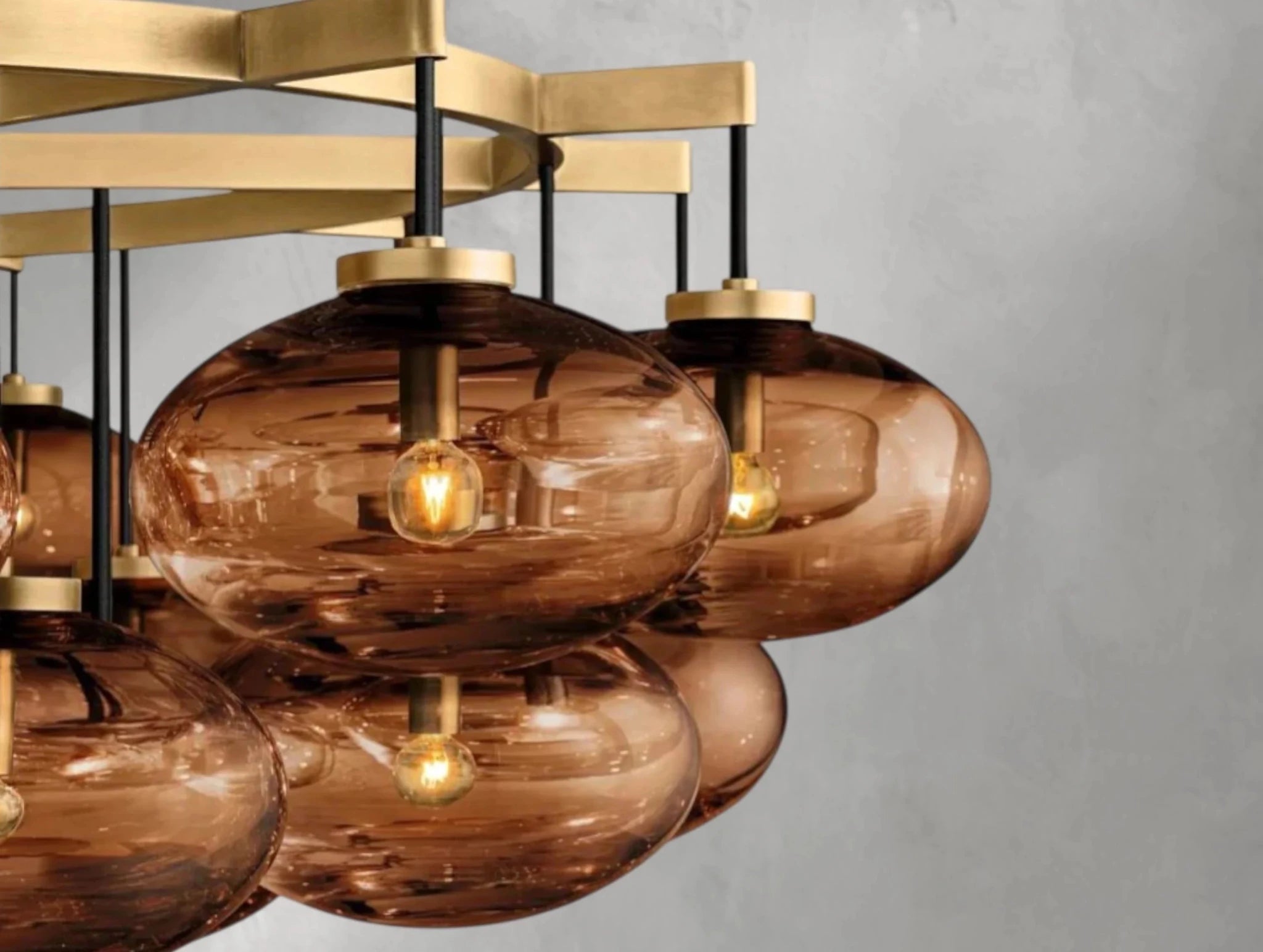 Cebret Glass Round Chandelier - fovolighting