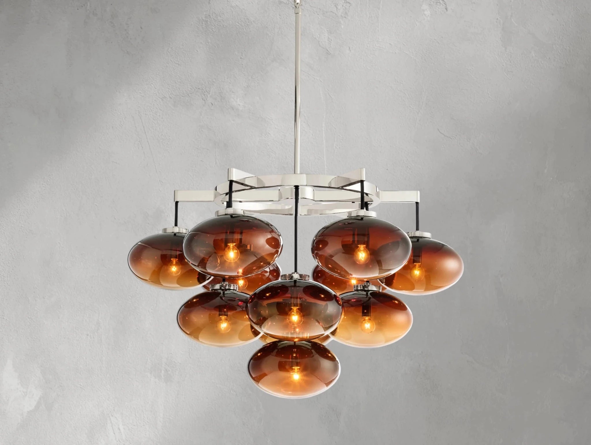 Cebret Glass Round Chandelier - fovolighting