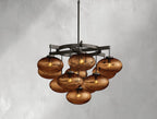 Cebret Glass Round Chandelier - fovolighting