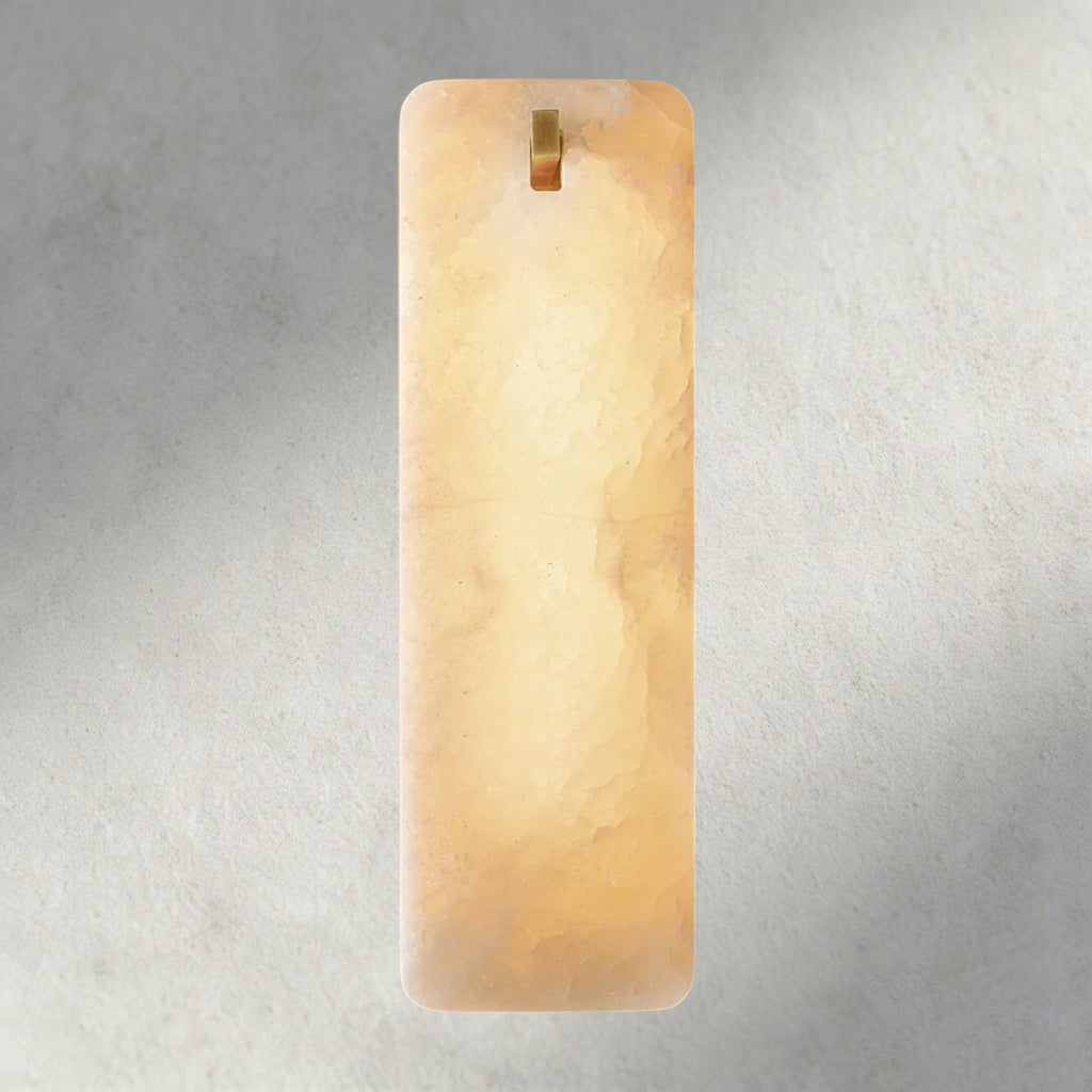 Celamotto Glass/ Alabaster Sconce 13", 16" - fovolighting
