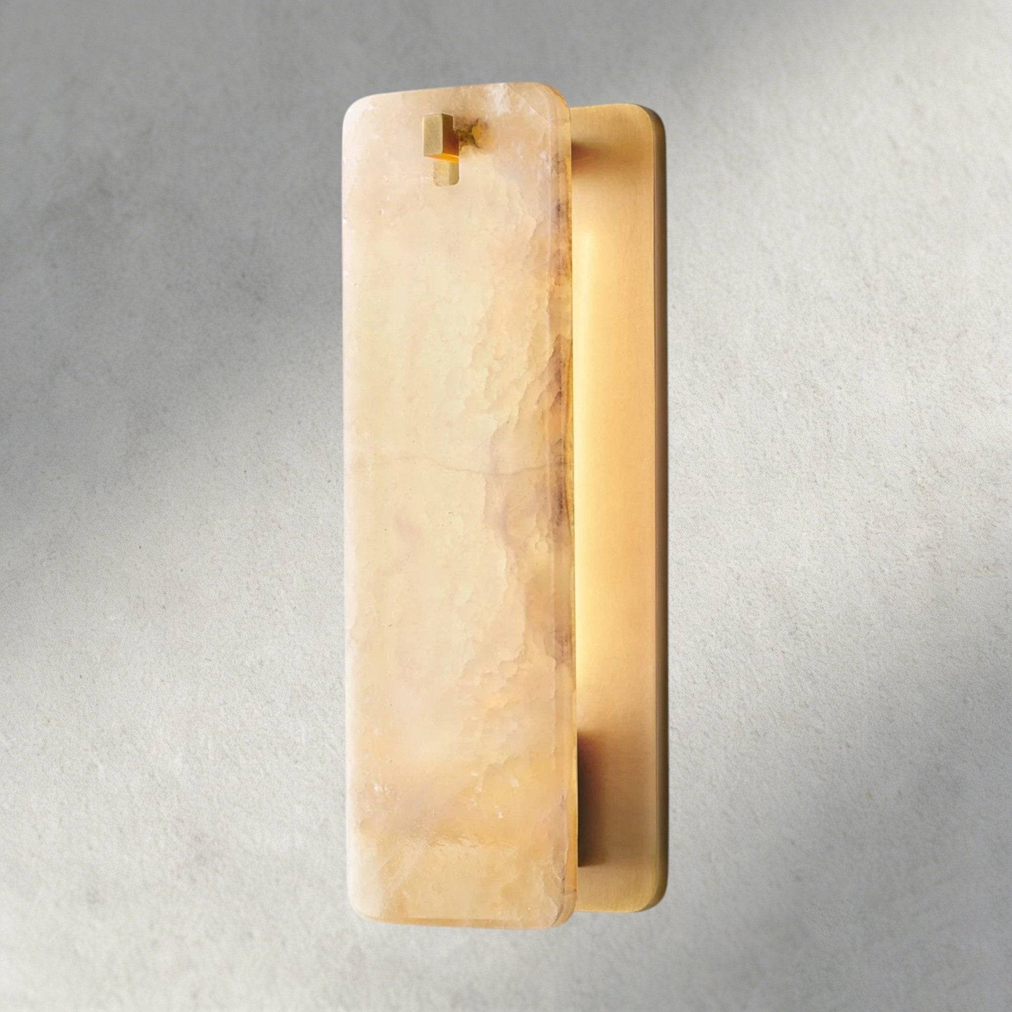 Celamotto Glass/ Alabaster Sconce 13", 16" - fovolighting