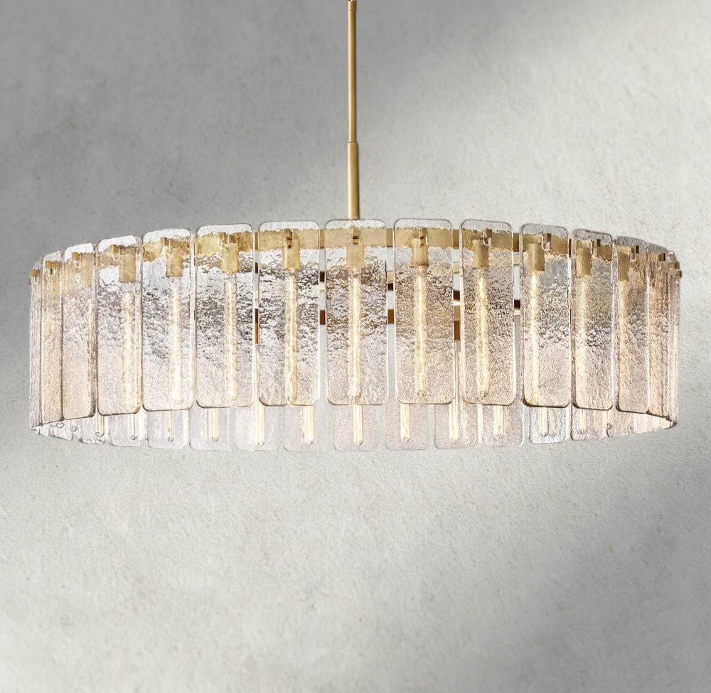 Celamotto Glass Round Chandelier 36", 48", 60" - fovolighting