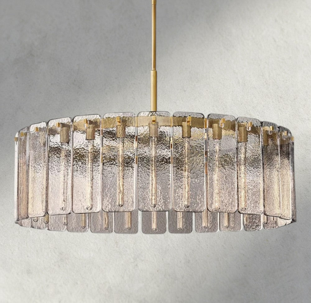 Celamotto Glass Round Chandelier 36", 48", 60" - fovolighting