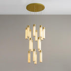 Celestial Alabaster Cascade Chandelier - fovolighting