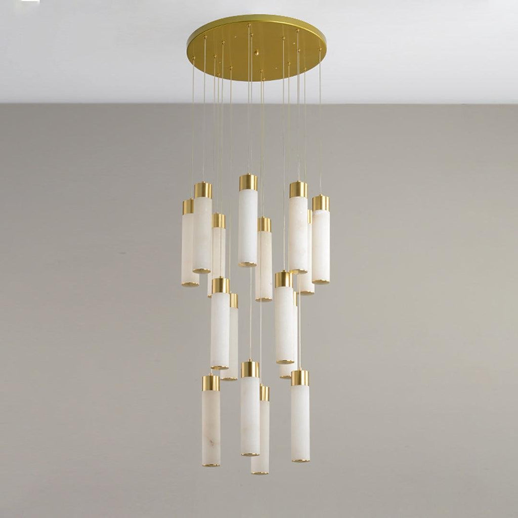 Celestial Alabaster Cascade Chandelier - fovolighting