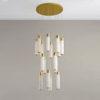 Celestial Alabaster Cascade Chandelier - fovolighting