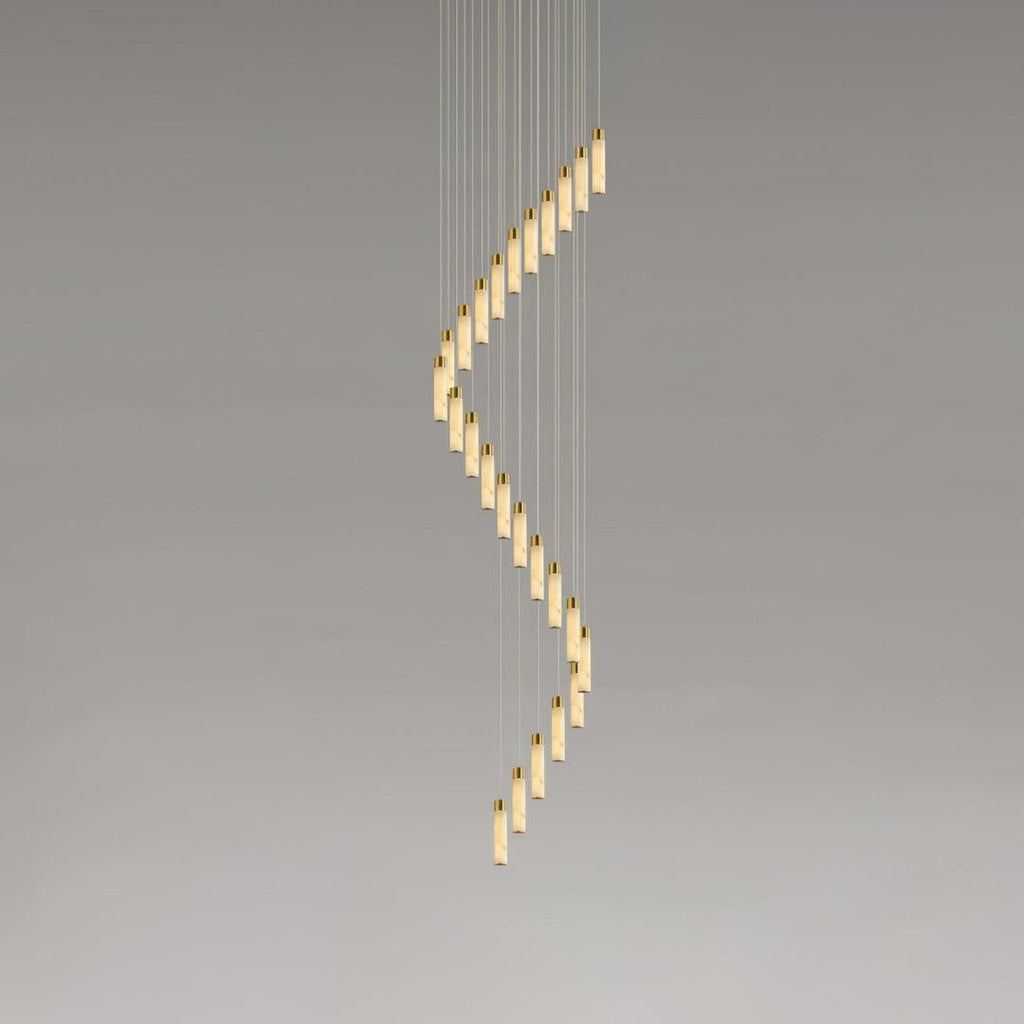 Celestial Alabaster Cascade Chandelier - fovolighting