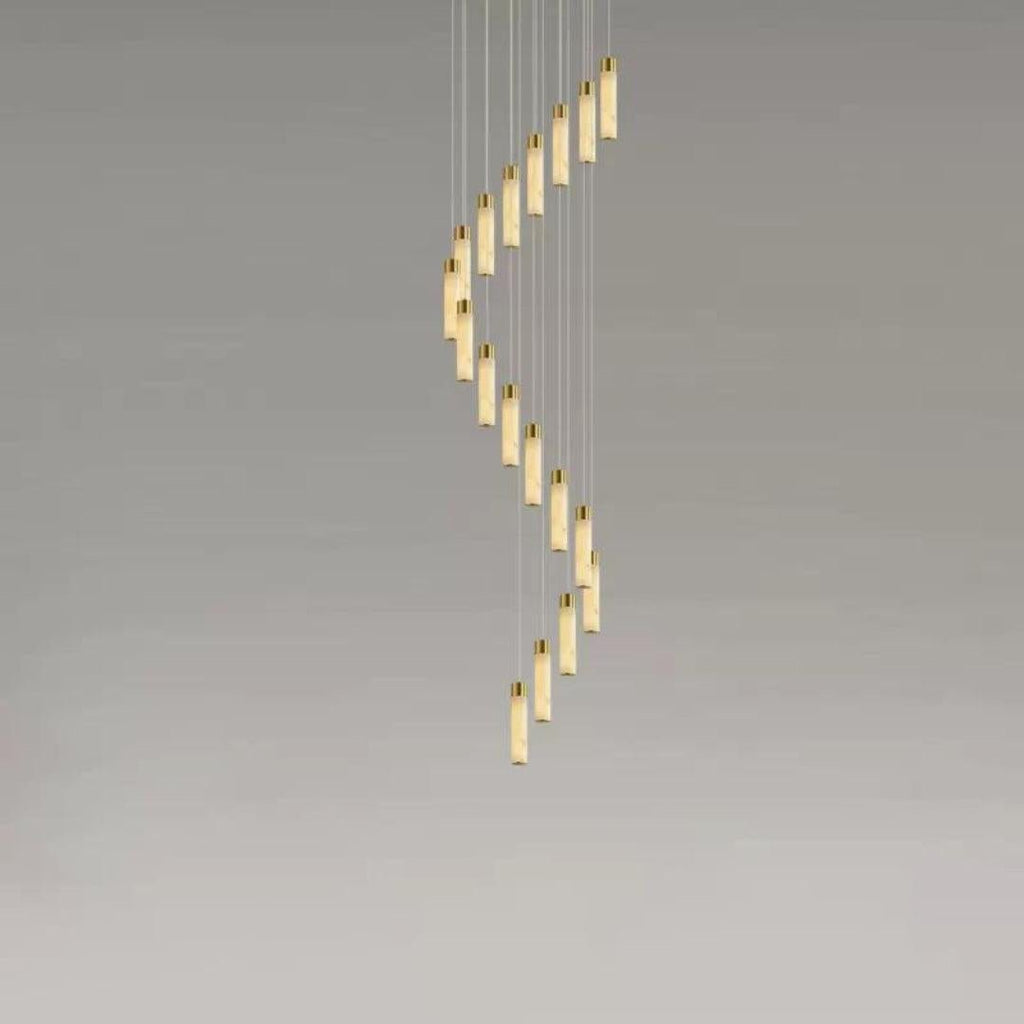 Celestial Alabaster Cascade Chandelier - fovolighting