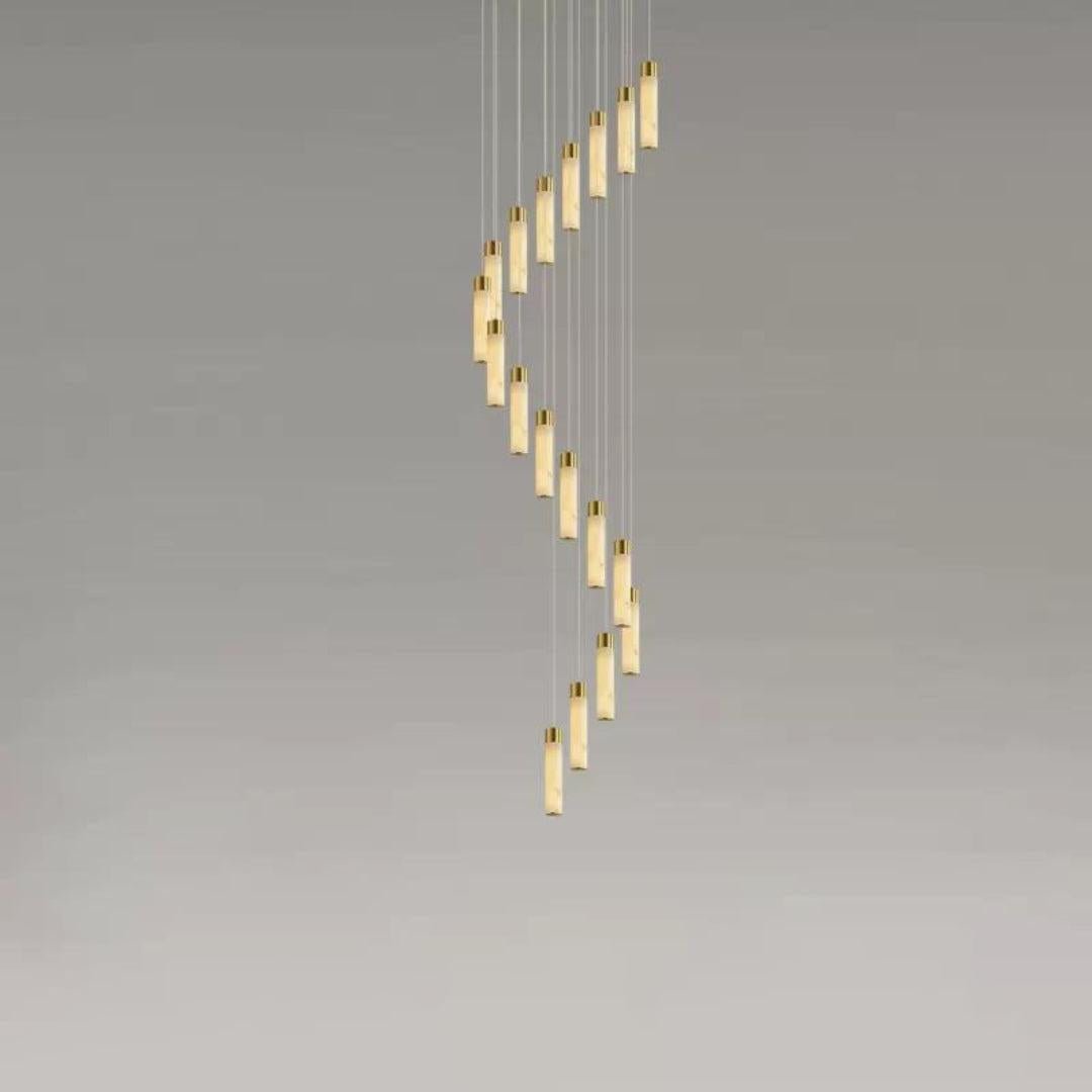 Celestial Alabaster Cascade Chandelier - fovolighting