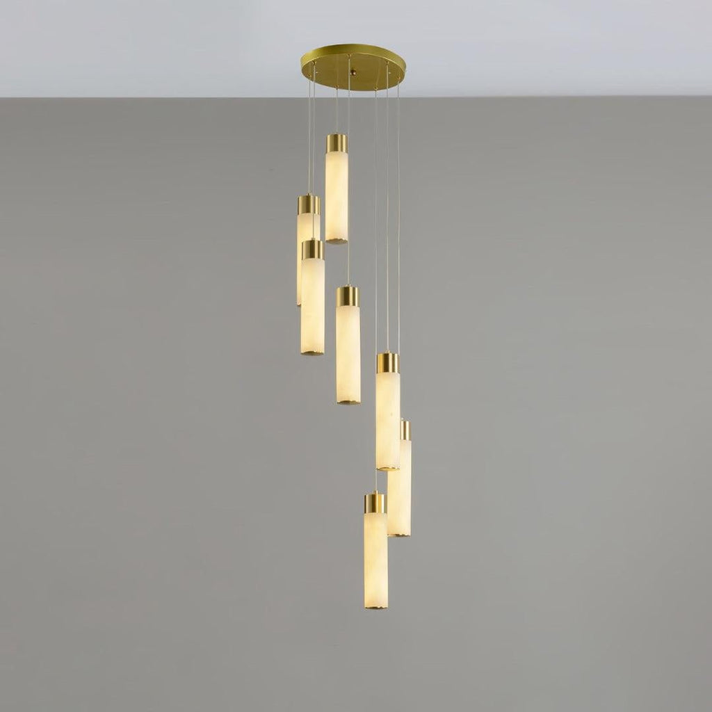 Celestial Alabaster Cascade Chandelier - fovolighting