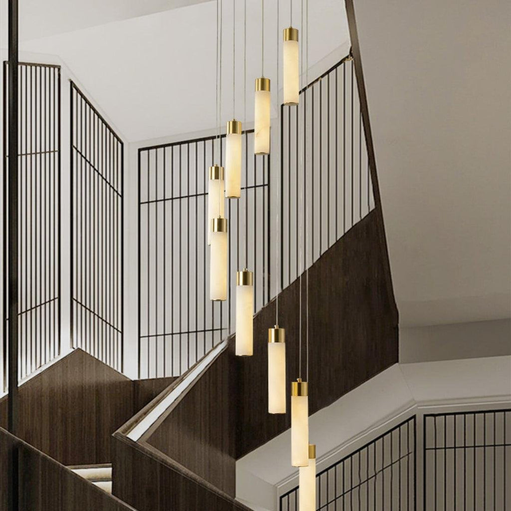 Celestial Alabaster Cascade Chandelier - fovolighting
