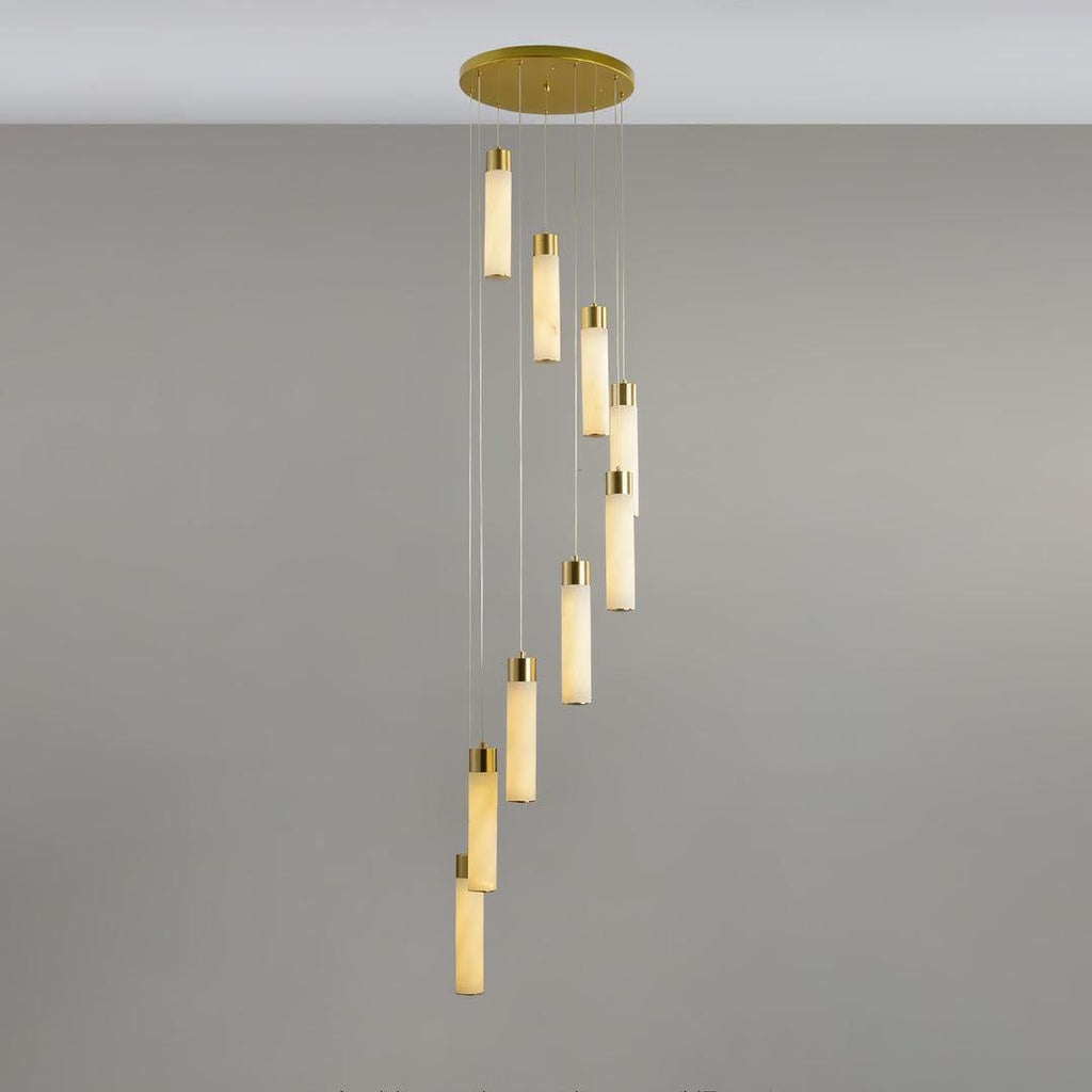 Celestial Alabaster Cascade Chandelier - fovolighting