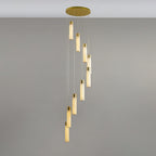Celestial Alabaster Cascade Chandelier - fovolighting