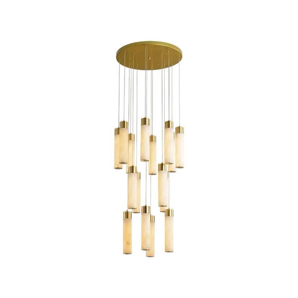 Celestial Alabaster Cascade Chandelier - fovolighting