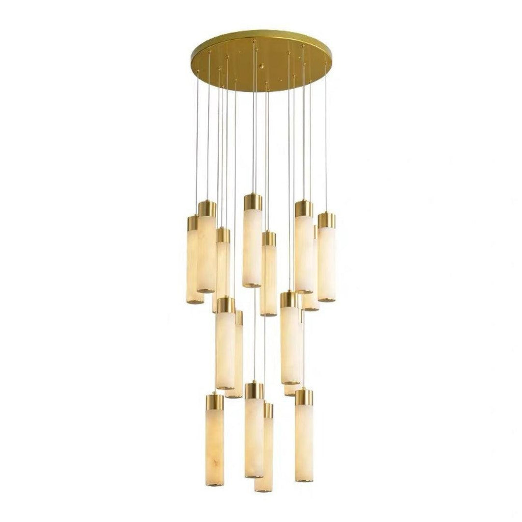 Celestial Alabaster Cascade Chandelier - fovolighting