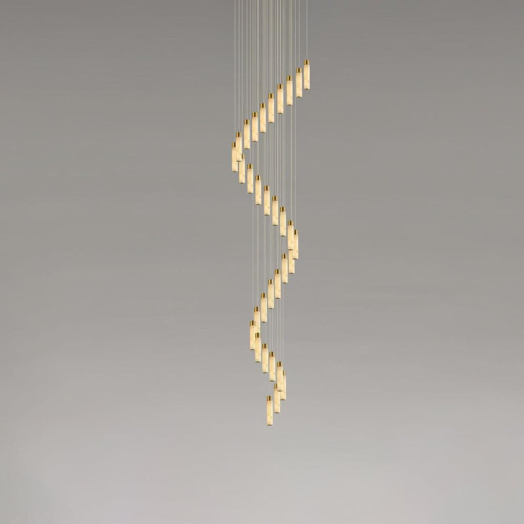 Celestial Alabaster Cascade Chandelier - fovolighting