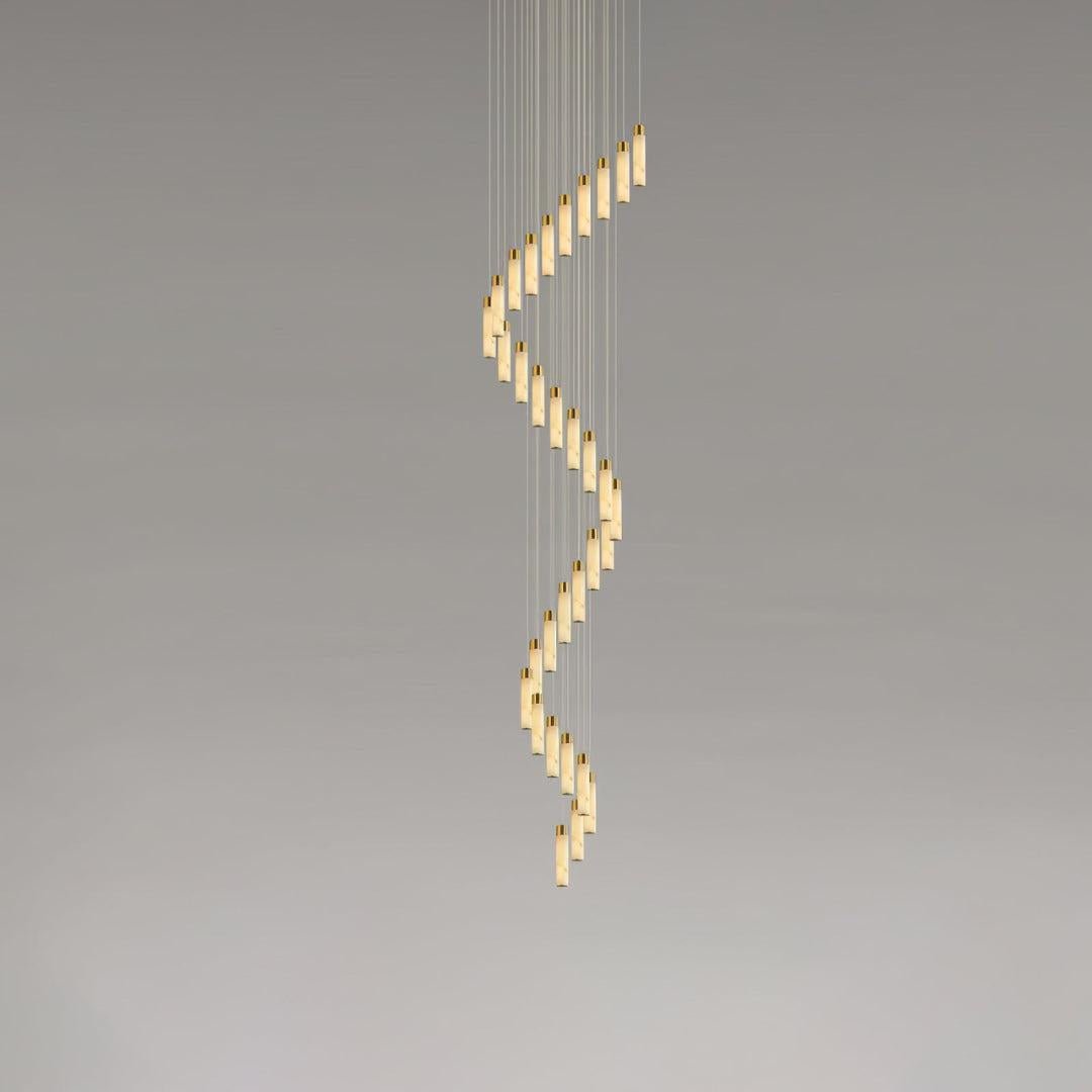 Celestial Alabaster Cascade Chandelier - fovolighting