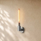Cennela Candlestick Series Wall Sconce - Single / Polished Nickel