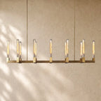 Cennela Linear Chandelier 55’’ 67’’ - 55’’ / Brass