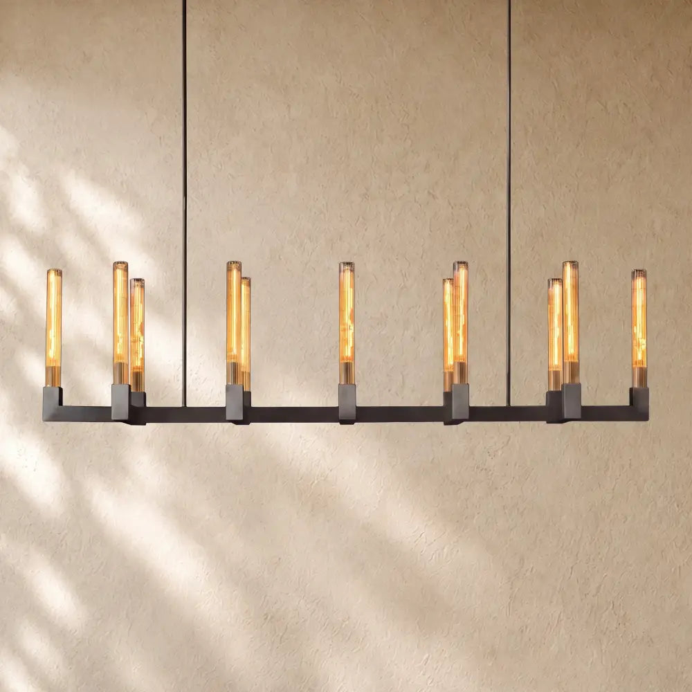 Cennela Linear Chandelier 55’’ 67’’ - 55’’ / Bronze