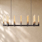 Cennela Linear Chandelier 55’’ 67’’ - 67’’ / Bronze