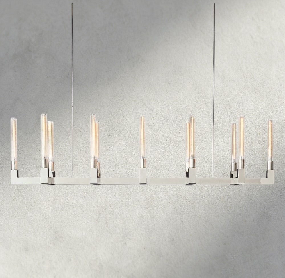 Cennela Linear Chandelier 55", 67" - fovolighting