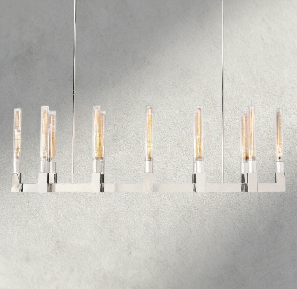 Cennela Linear Chandelier 55", 67" - fovolighting
