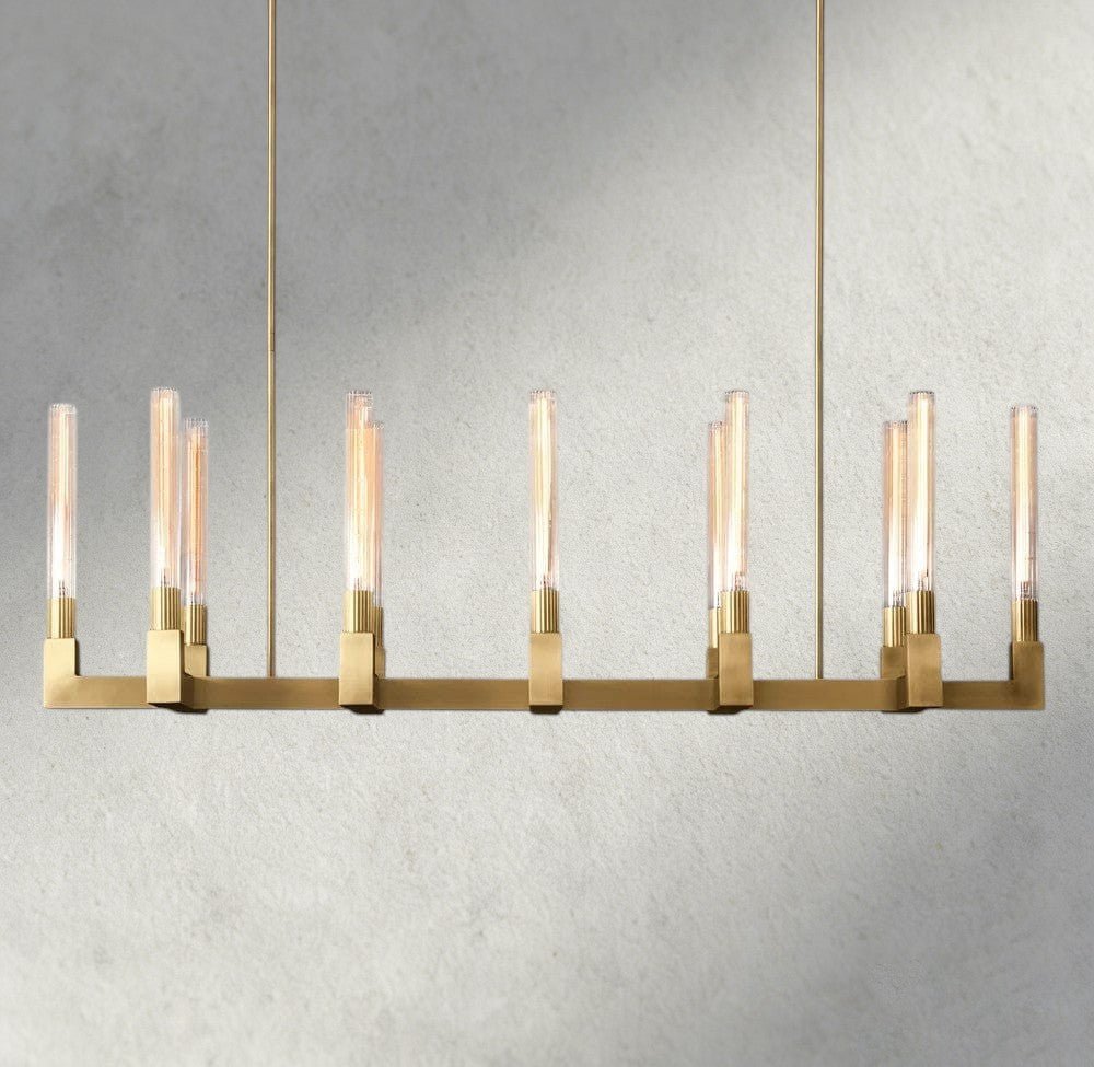 Cennela Linear Chandelier 55", 67" - fovolighting