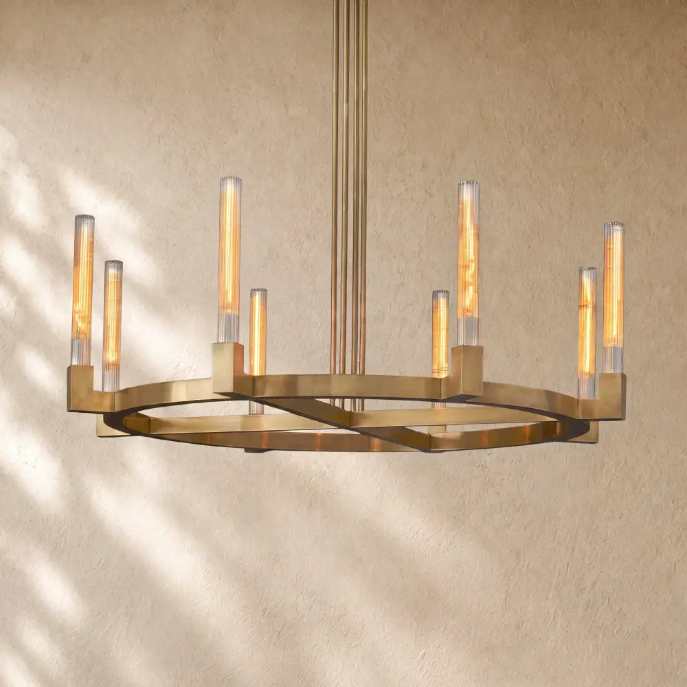 Cennela Round Chandelier 36’’,48’’,60’’,72’’ - 48’’ / Brass