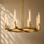 Cennela Round Chandelier 36’’,48’’,60’’,72’’ - 36’’ / Brass