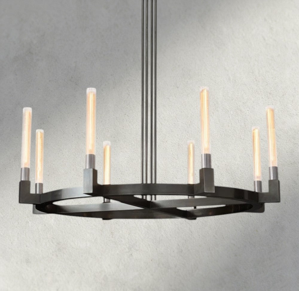 Cennela Round Chandelier 36", 48", 60", 72" - fovolighting