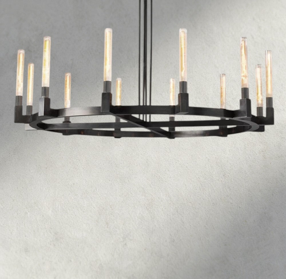 Cennela Round Chandelier 36", 48", 60", 72" - fovolighting
