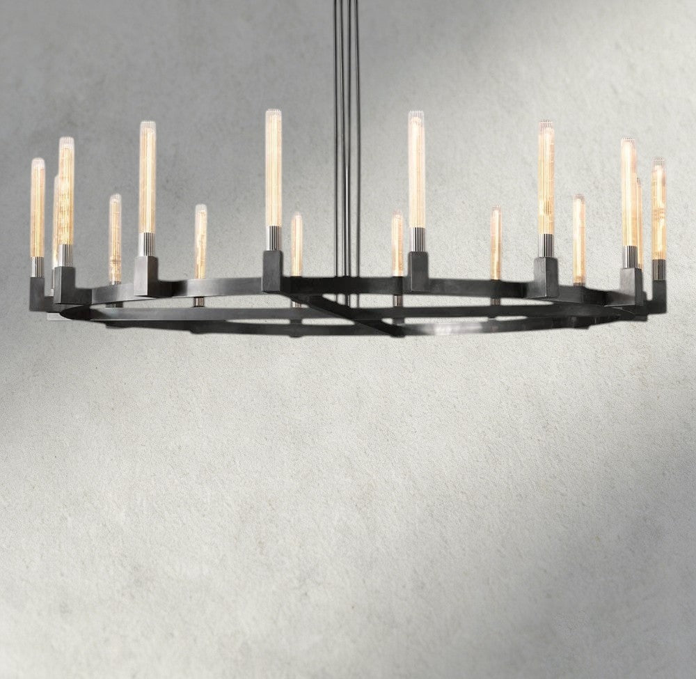 Cennela Round Chandelier 36", 48", 60", 72" - fovolighting