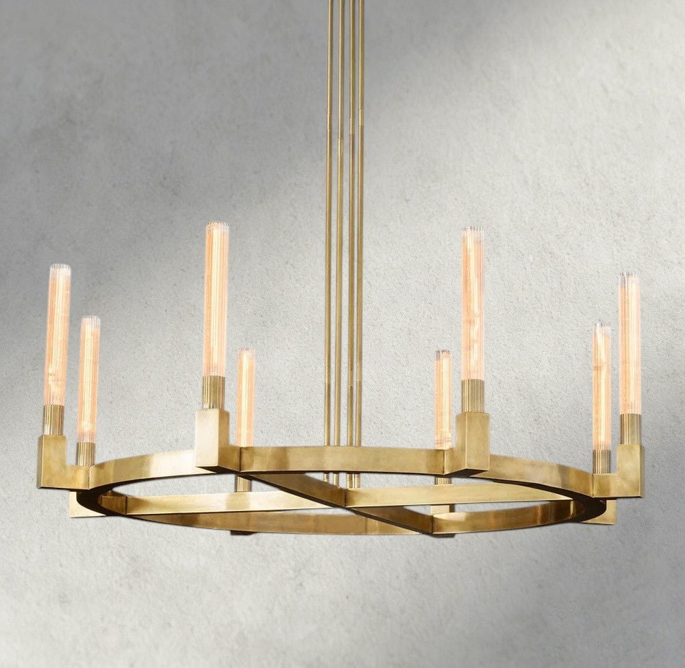 Cennela Round Chandelier 36", 48", 60", 72" - fovolighting