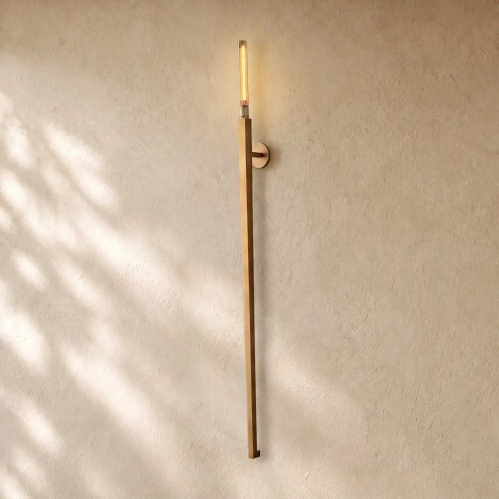 Cennela Torch Sconce 72’’ - Brass