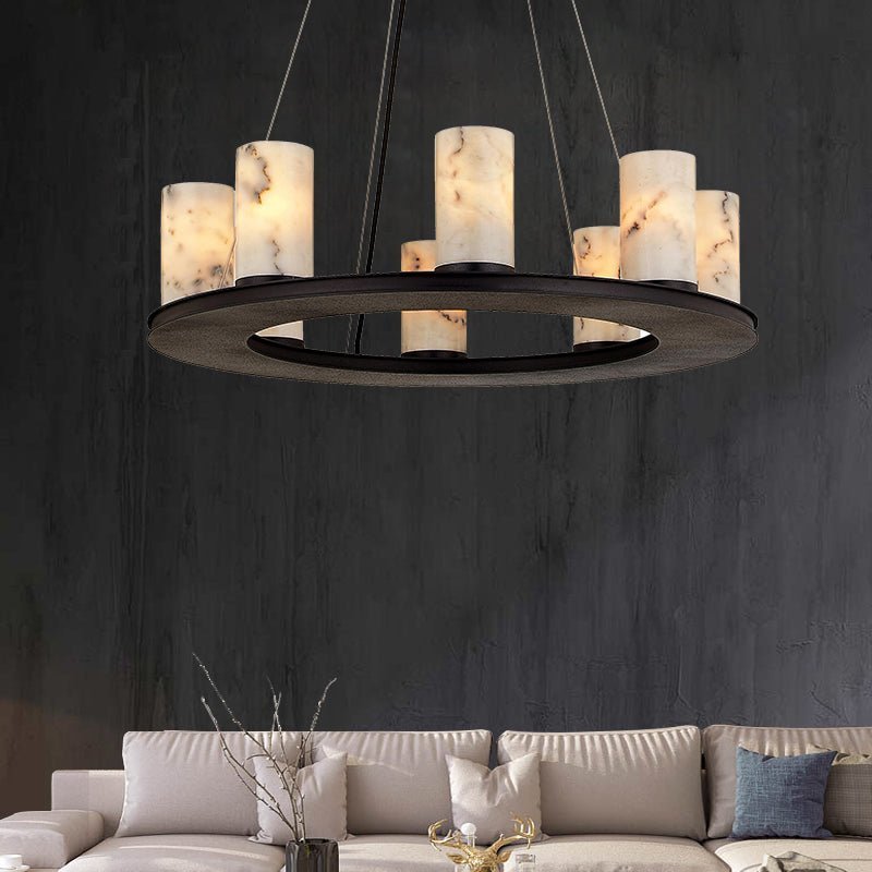 Centrum Alabaster Round Chandelier - fovolighting
