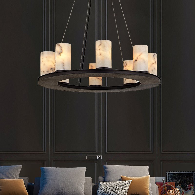 Centrum Alabaster Round Chandelier - fovolighting