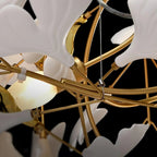Ceramic Gingko Chandelier B - fovolighting